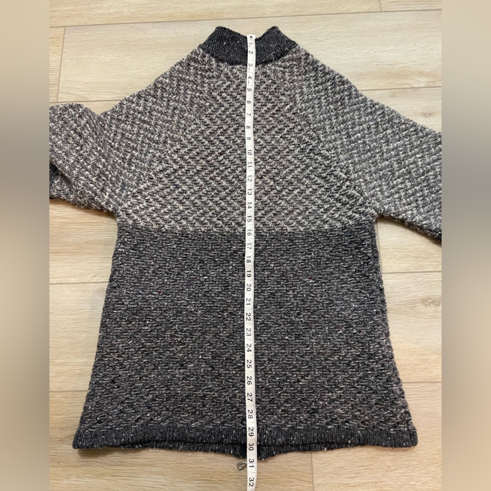 Aran Crafts Women’s Ireland 100% wool zip sweater cardigan size small - Picture 11 of 11